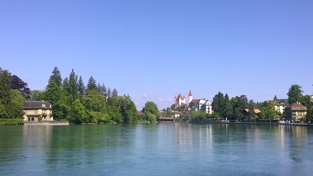 Zunfthaus Zu Metzgern Hotel Thun Bagian luar foto
