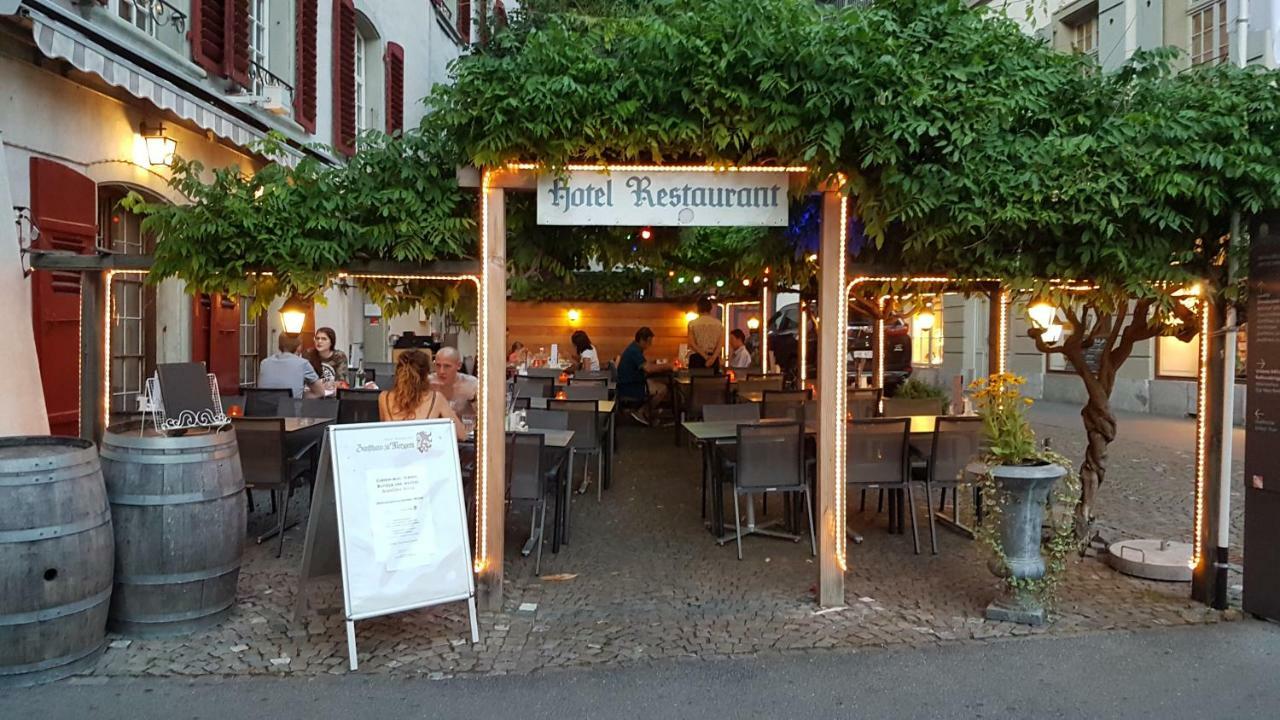 Zunfthaus Zu Metzgern Hotel Thun Bagian luar foto